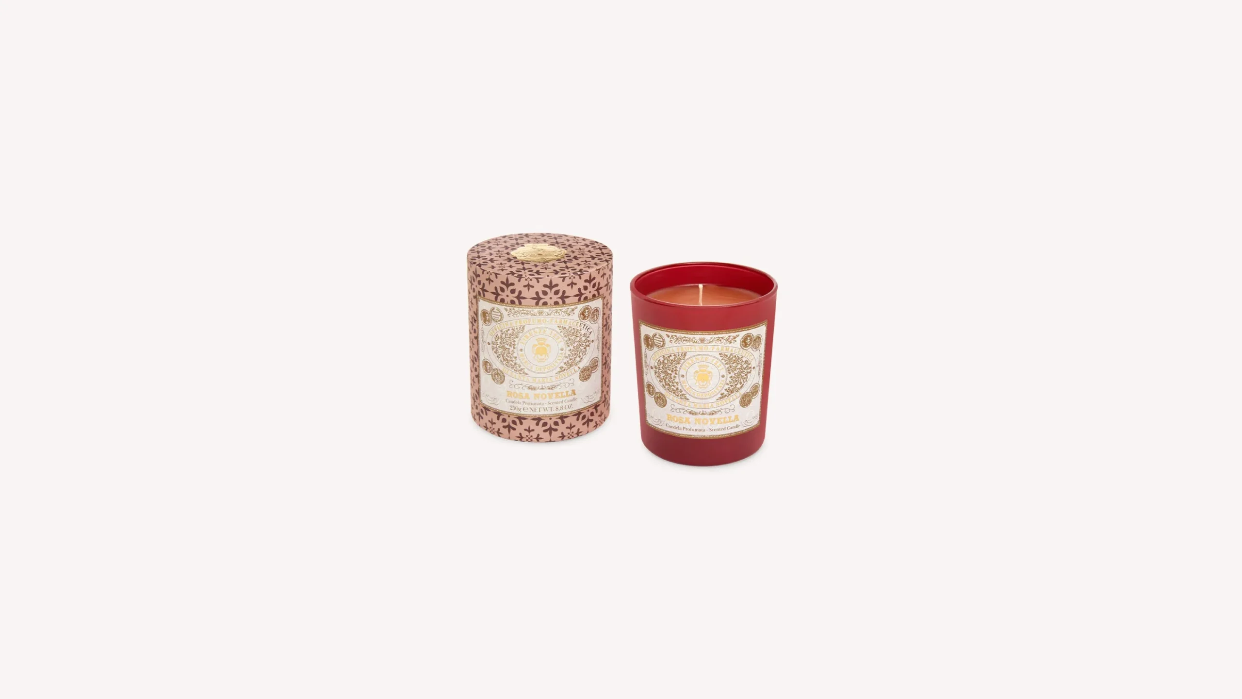candela_profumata_rosa_novella_3.webp Best Sale Santa Maria Novella Candela Profumata Rosa Novella