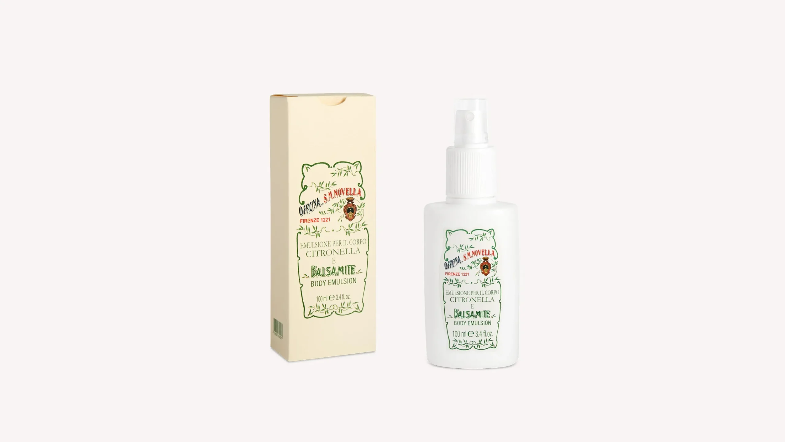 emulsione_citronella_e_balsamite_1.webp Hot Santa Maria Novella Emulsione Citronella e Balsamite